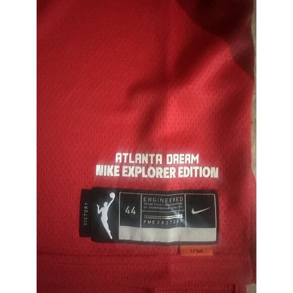 NWT Nike Dri Fit M Basketball Women Red Jersey Active Top - Picture 4 of 6